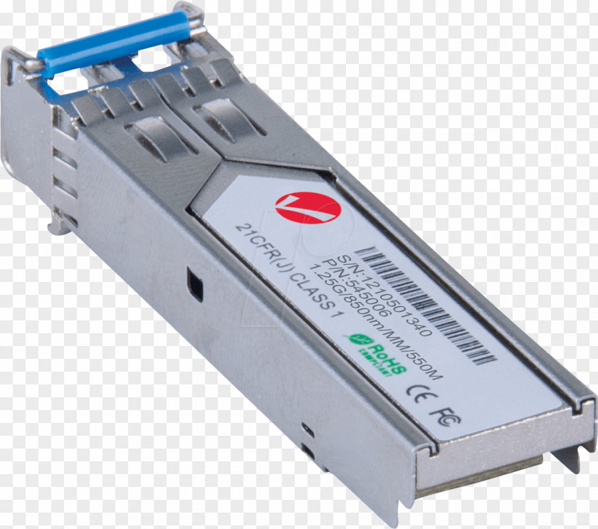 Small Form-factor Pluggable Transceiver Gigabit Interface Converter Ethernet Multi-mode Optical Fiber PNG