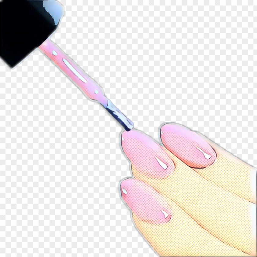 Tool Hand Nail Pink Cosmetics Brush Care PNG