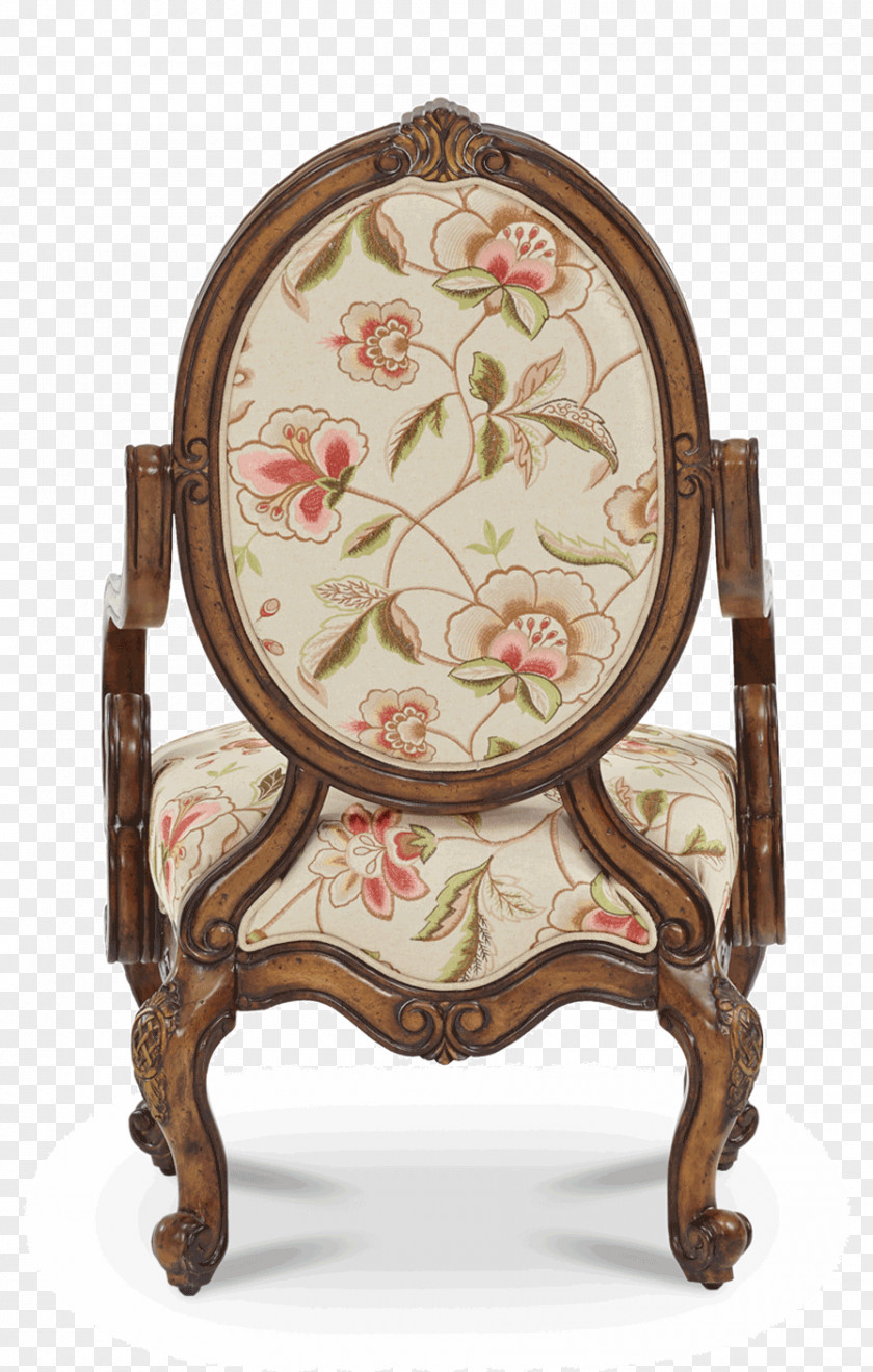 Wood Table Bergère Couch Chair PNG