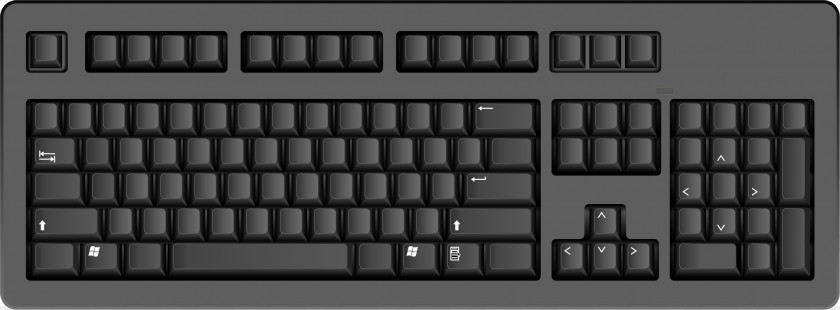 Black Computer Keyboard Image PNG