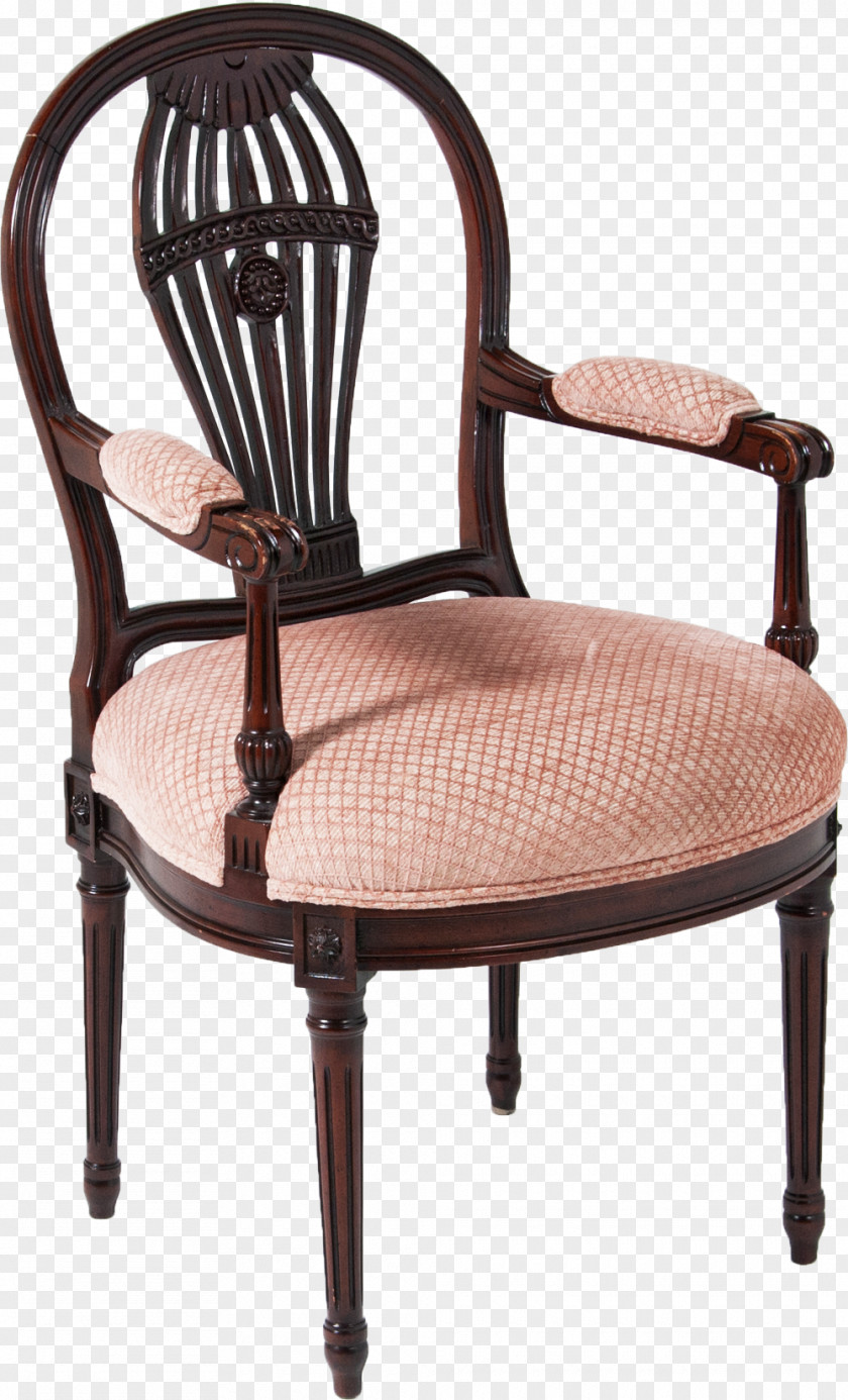 Chair Armrest Wood Garden Furniture PNG