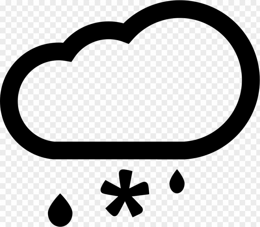 Cloud Clip Art Rain And Snow Mixed PNG