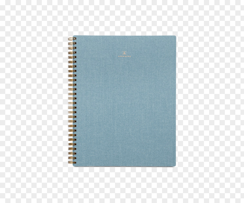 Notebook Appointed Paper Charcoal Gray PNG