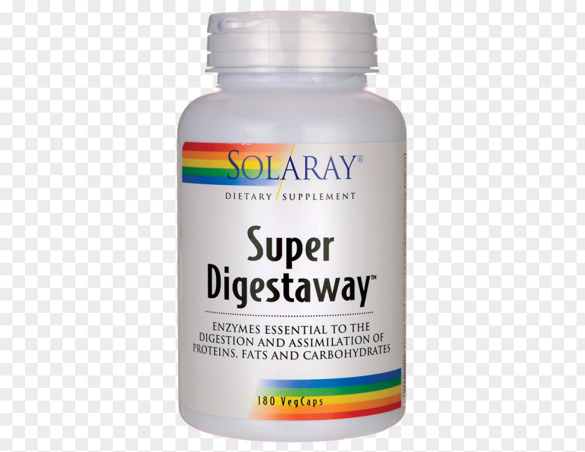 Solaray Herbal Products Super Digestaway Dietary Supplement Product PNG