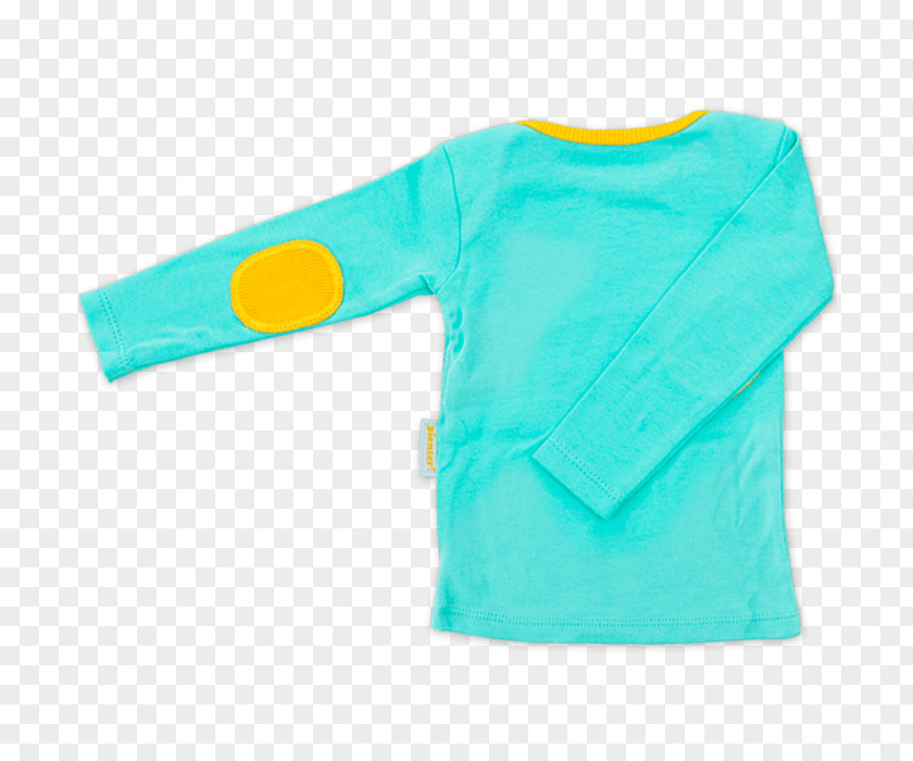 T-shirt Sleeve Shoulder Outerwear Turquoise PNG
