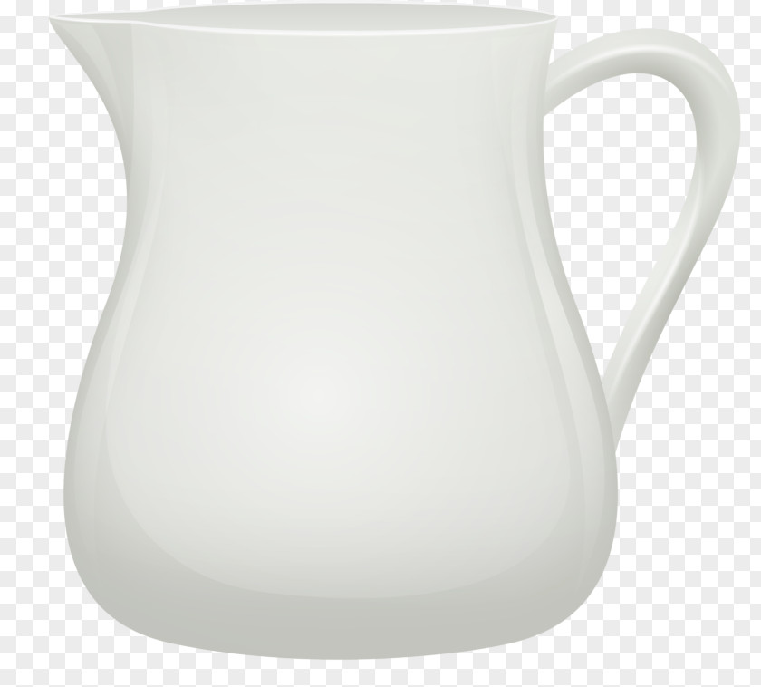 White Cup Jug PNG
