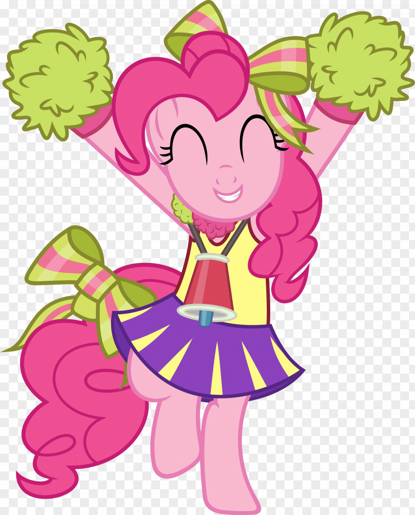 Cheerleader Pinkie Pie Pony Clip Art PNG