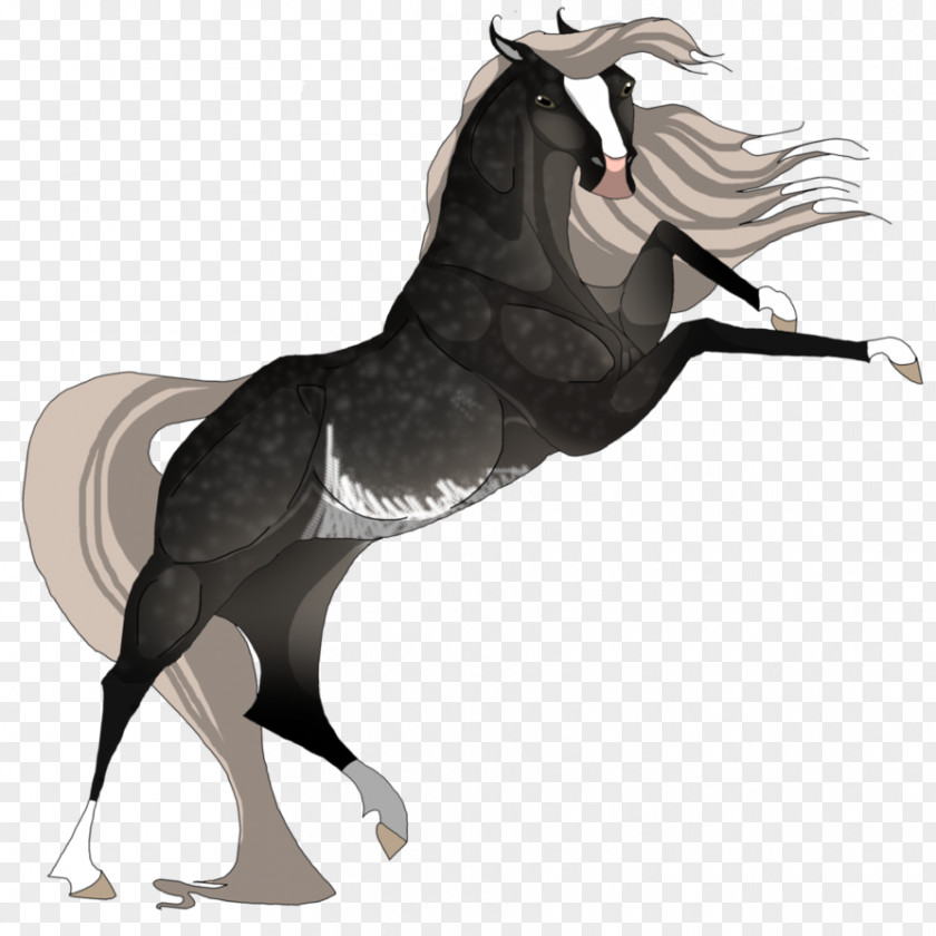 Mustang Dog Stallion Rein Halter PNG