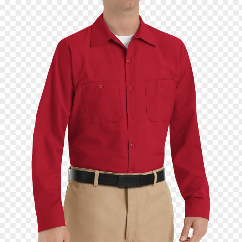Shirt Long-sleeved T-shirt Red Kap PNG