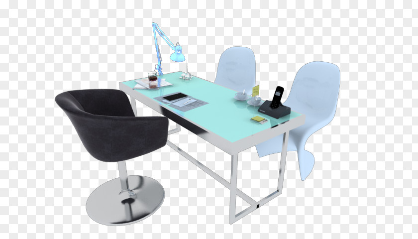 Table Office Plastic Chair Desk PNG