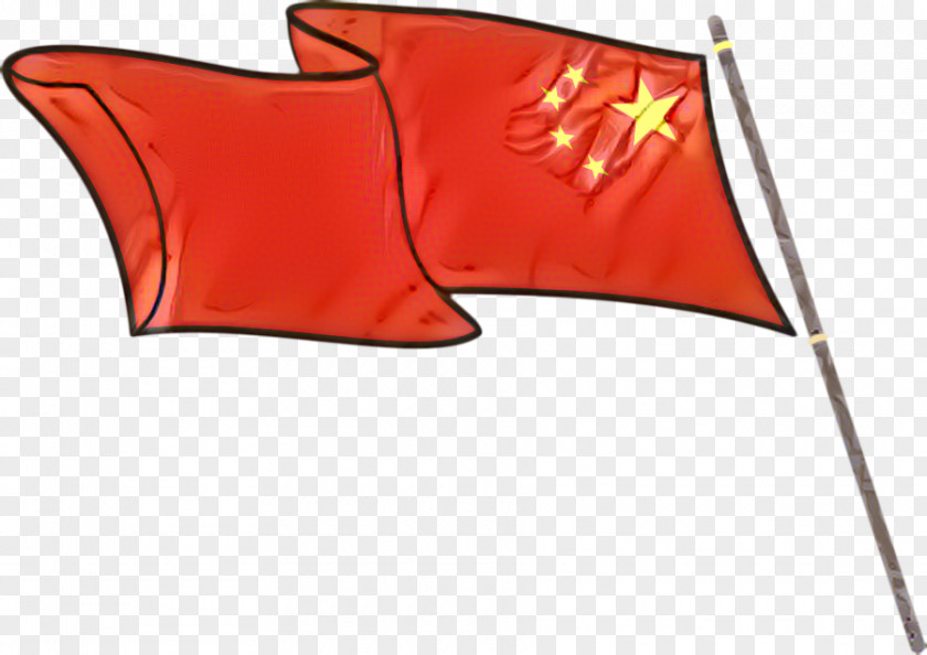 Red Flag Orange Background PNG