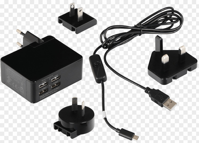 USB Battery Charger AC Adapter Raspberry Pi PNG
