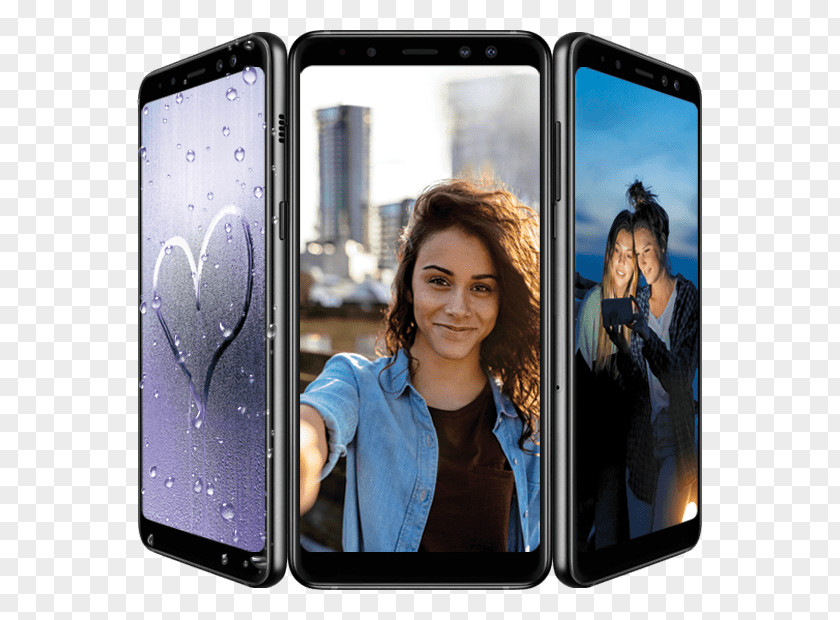 32 GBBlackUnlockedGSMSamsung Samsung Galaxy A8 / A8+ S8 (2018) PNG