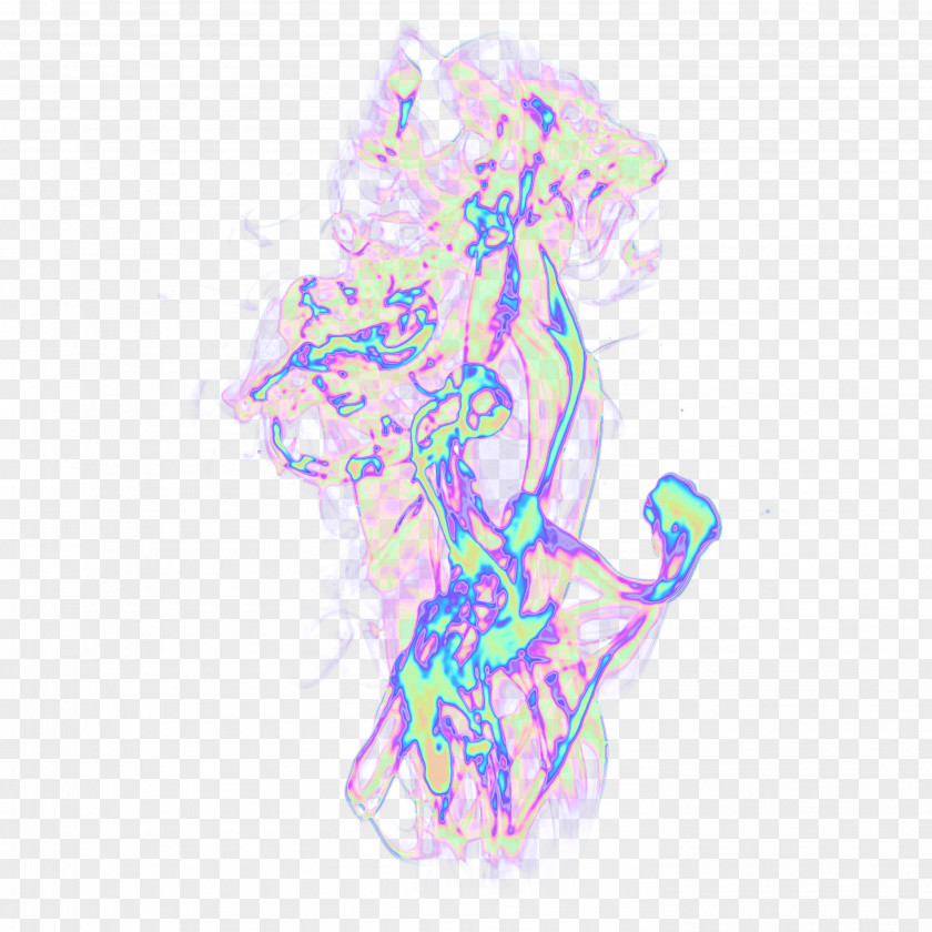 Aesthetics Art Vaporwave Holography PNG Holography, colour smoke for picsart clipart PNG