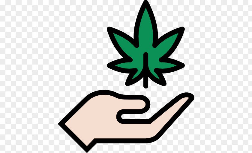 Basic Cannabis Leaf Medical Sativa Kush Smoking PNG