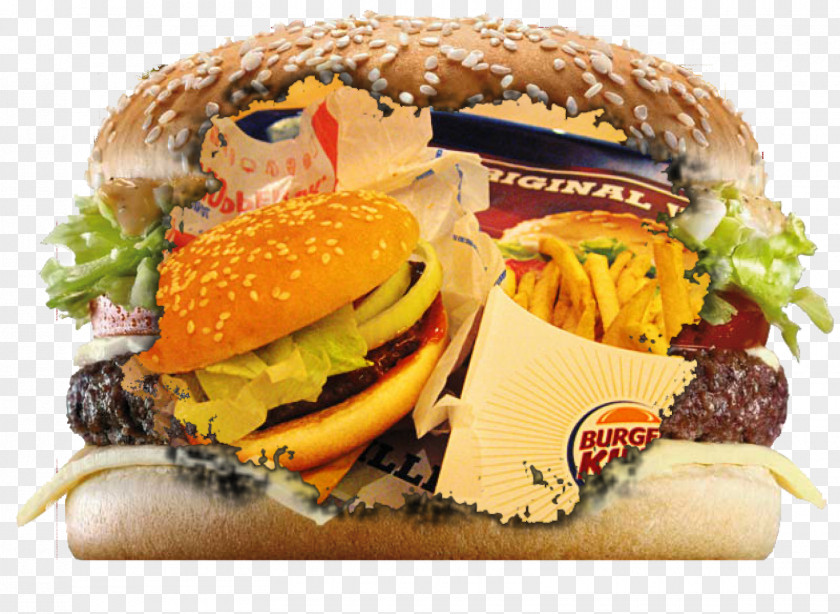 Burger King Cheeseburger Whopper McDonald's Big Mac Fast Food Hamburger PNG