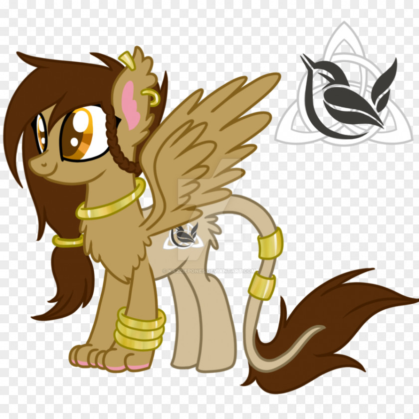 Floating Feathers Pony Lion Art Horse Hybrid PNG