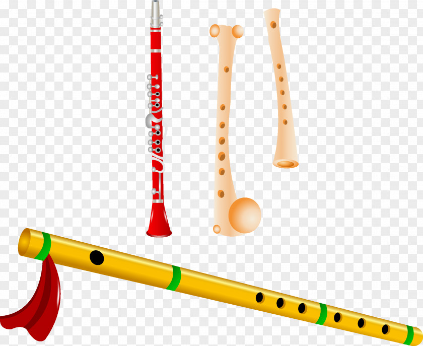 Flute Musical Instrument Bansuri Icon PNG