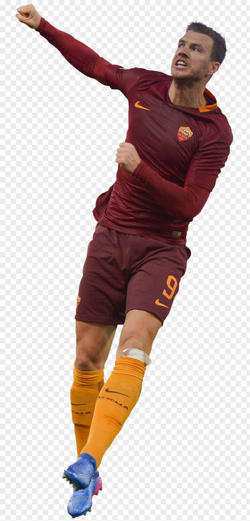 Football Edin Džeko A.S. Roma Soccer Player Rendering PNG