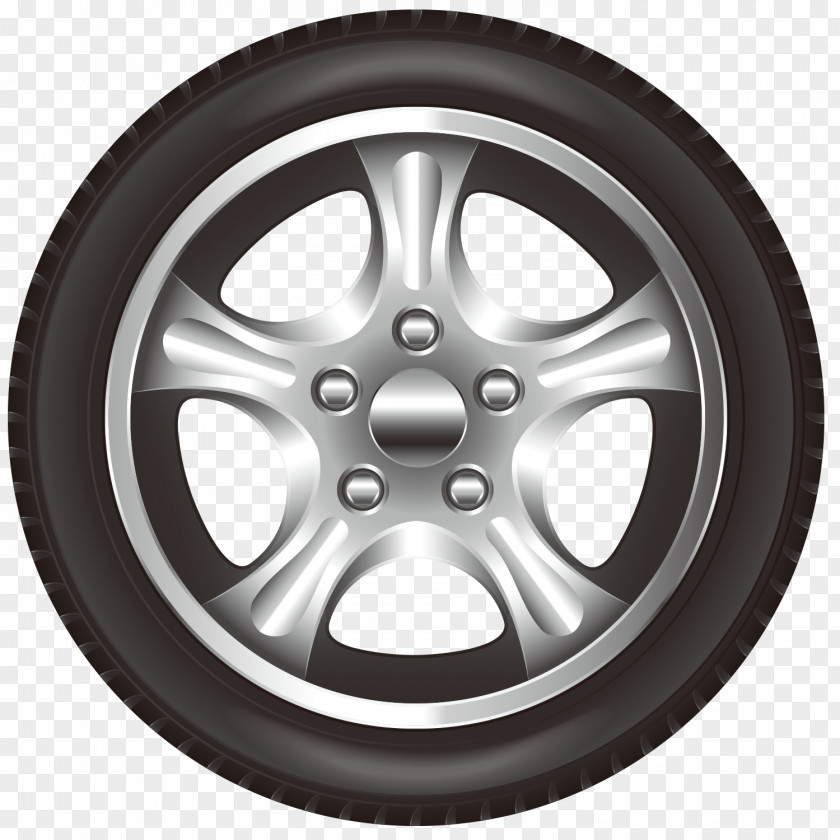 Front Car Wheel Hub Tire Rim PNG