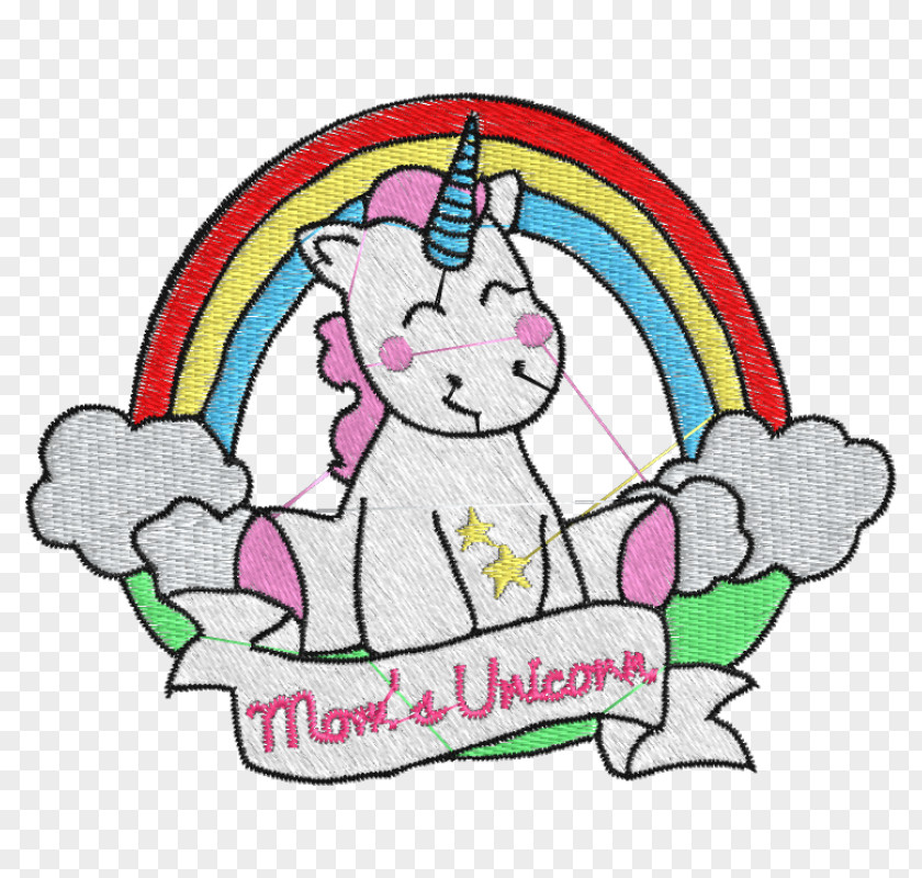 Unicornio Embroidery Embroidered Patch Unicorn Sewing Machines Industry PNG