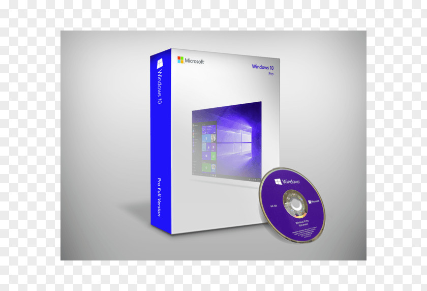 Windows 10 Dvd Cover Computer Software 64-bit Computing Microsoft Corporation PNG