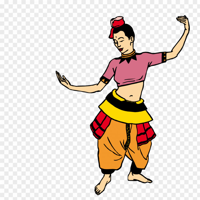 Belly Dance Woman Clip Art PNG