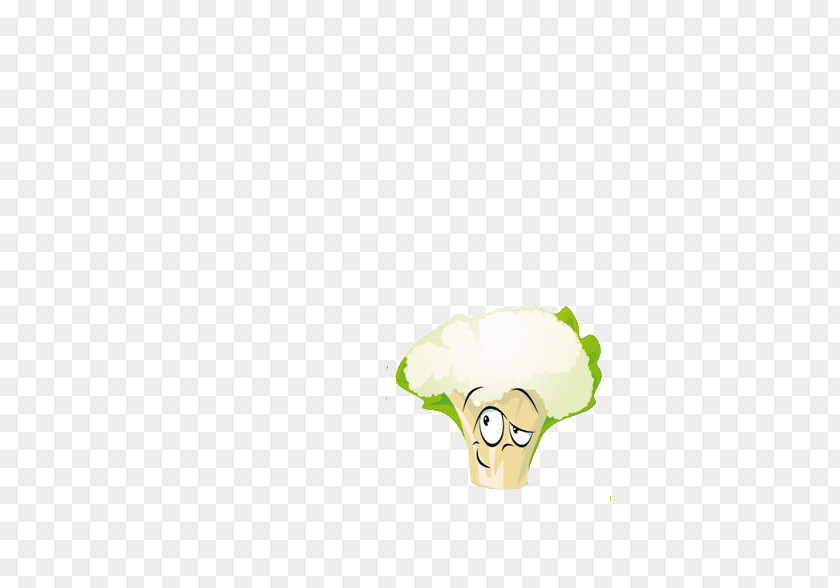 Cauliflower Cartoon Wallpaper PNG