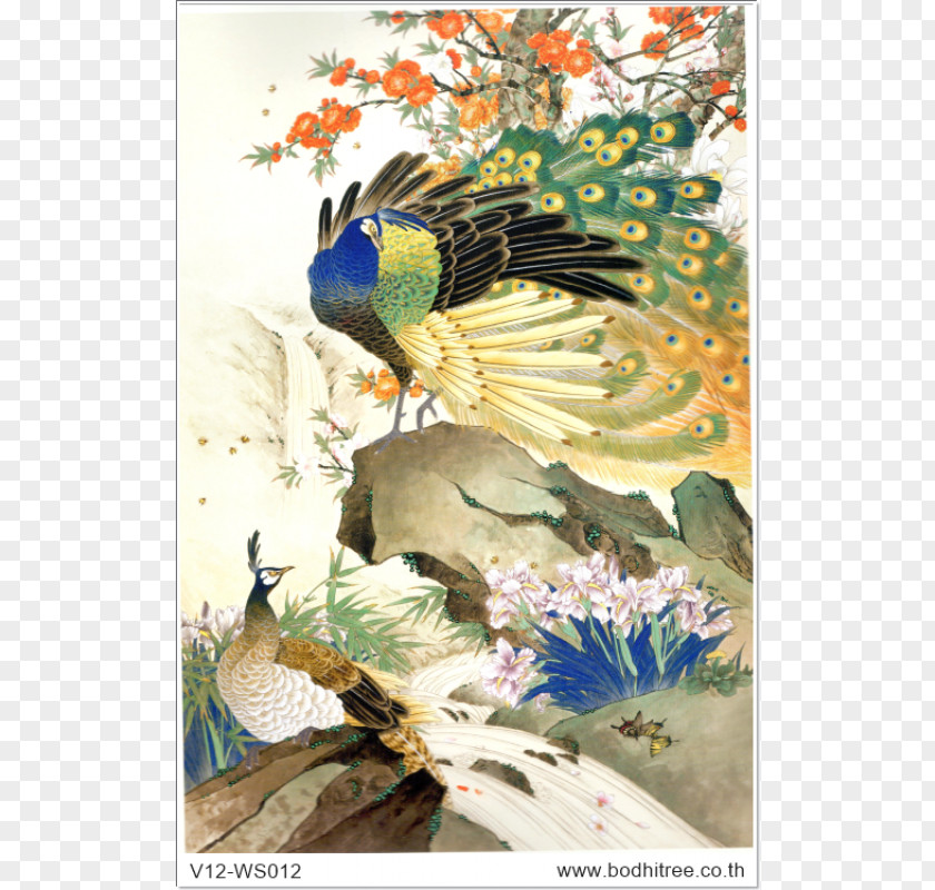 Chinoiserie Gongbi Chinese Painting Interior Design Services Wallpaper PNG