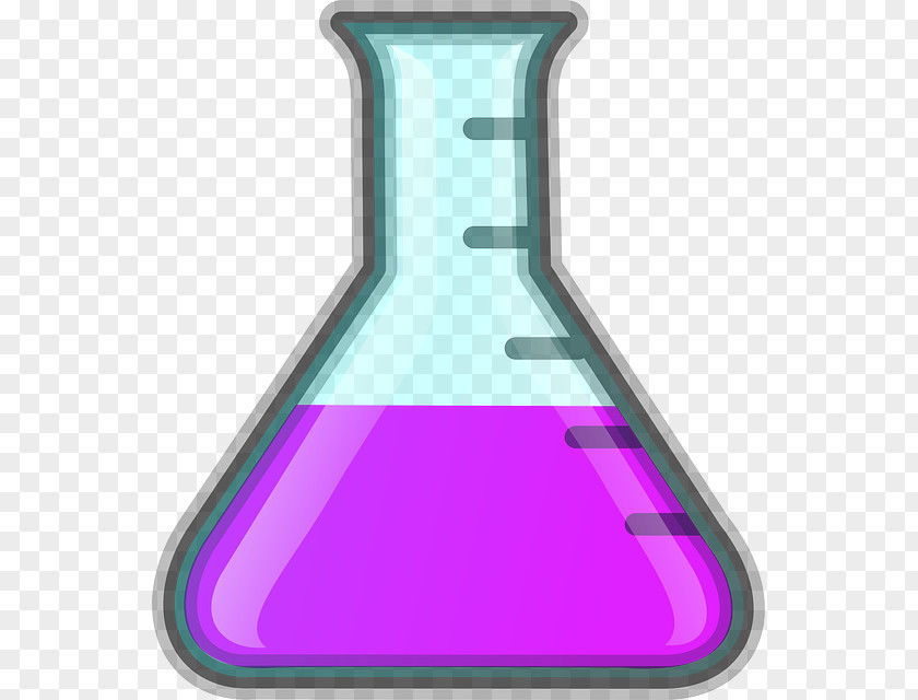 Erlenmeyer Laboratory Flasks Beaker Chemistry Flask PNG
