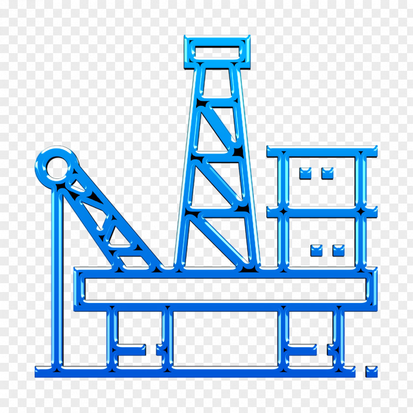 Gas Icon Oil Industry Platform PNG