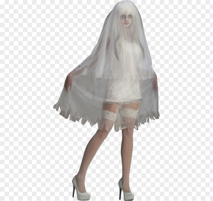 Ghost Costume Halloween Party PNG