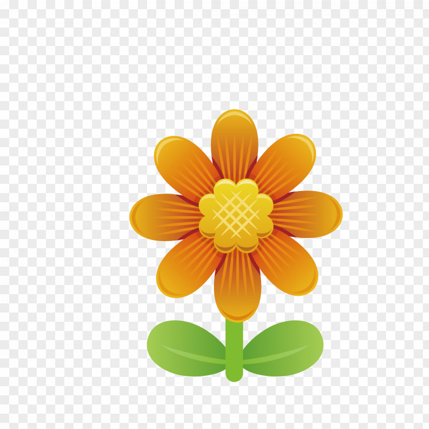 Green Sunflower Flower Clip Art PNG