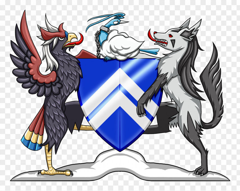 Heraldry Wolf Illustration Logo Fiction M Legendary Creature PNG