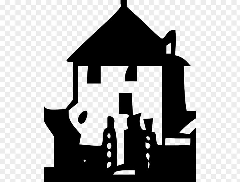 House Manor Haunted Clip Art PNG