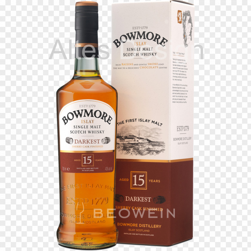 Supermarket Advertising Bowmore Single Malt Whisky Whiskey Scotch Islay PNG