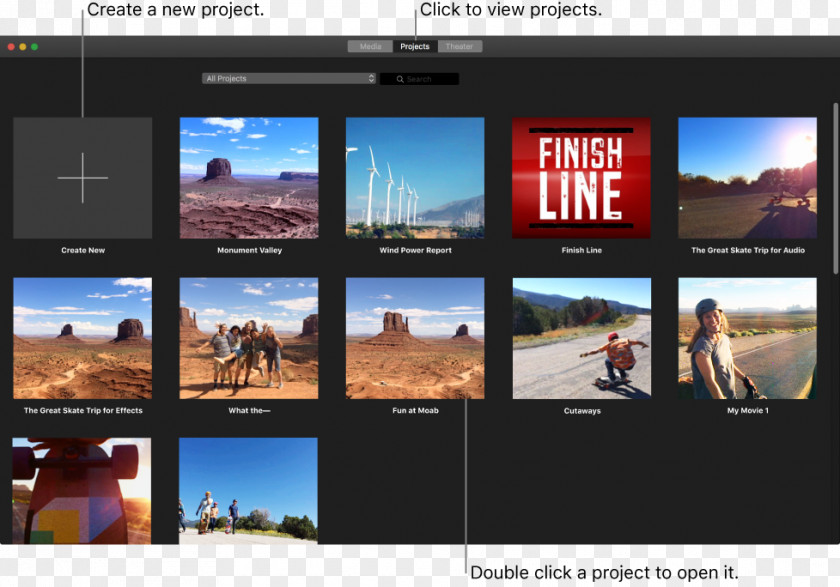 Apple Video Editing IMovie Project PNG