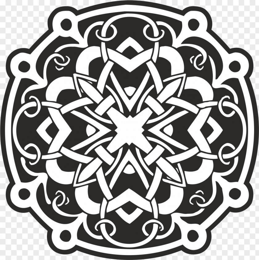 Celtic Steel Tongue Drum Knot Tattoo PNG