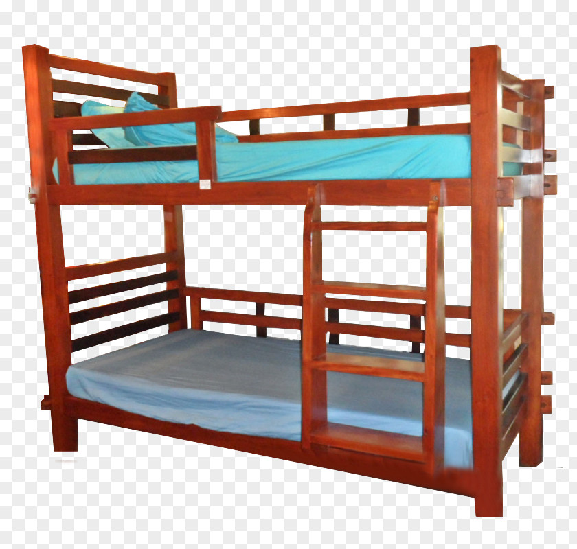 Double-deck Bunk Bed Furniture Table Drawer Frame PNG