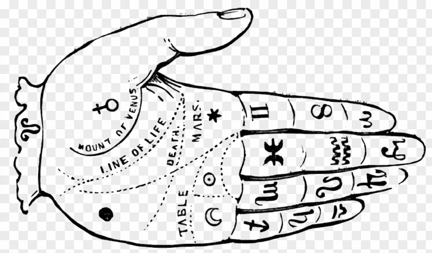 Hand Mother Shipton's Cave Finger Palmistry Fortune-telling PNG