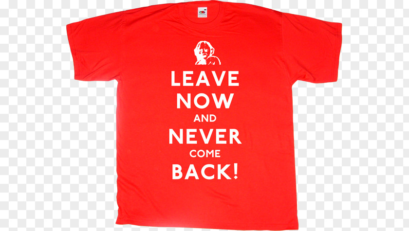 Leave Now T-shirt Sleeve Clothing Uniform PNG