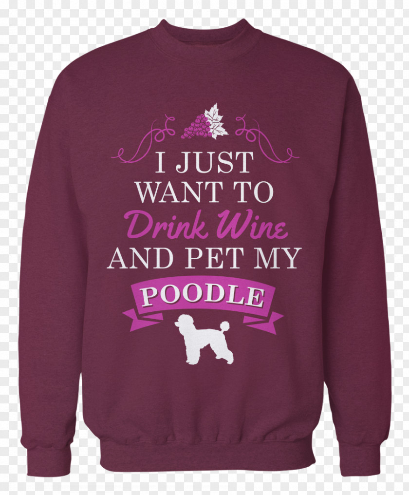 T-shirt Poodle Greyhound Hoodie Bluza PNG
