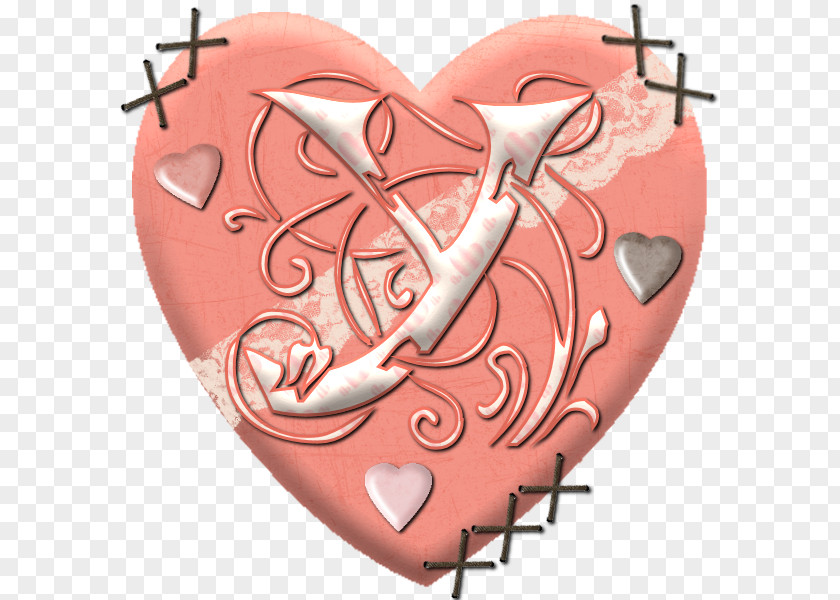 Valentine's Day Organism Heart Peach PNG