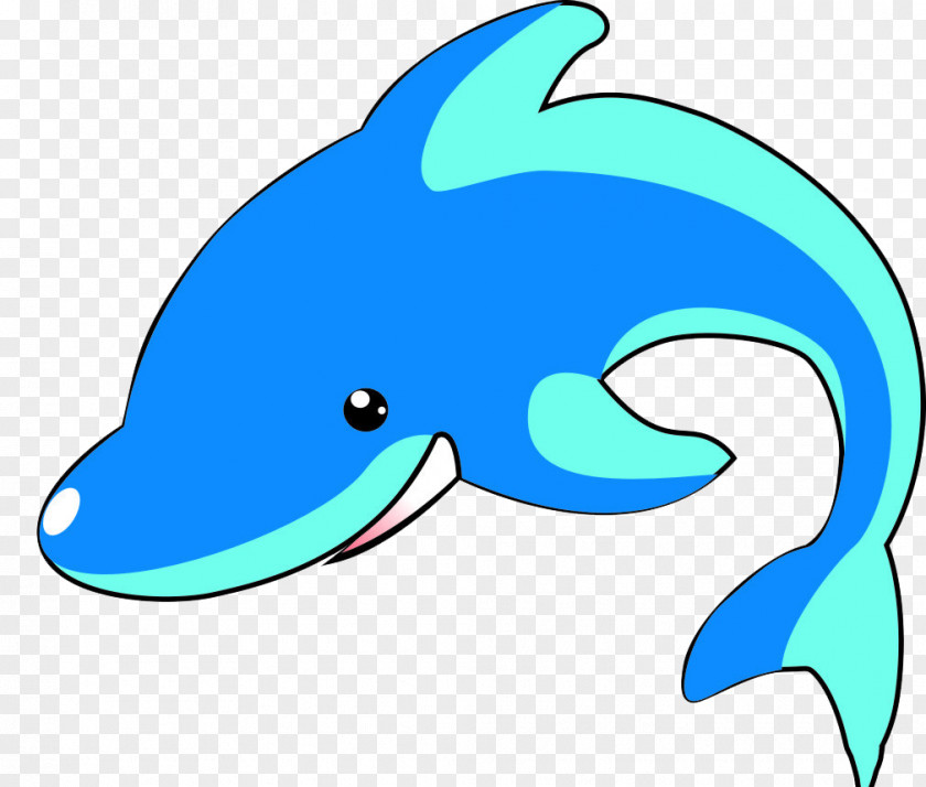Blue Whale Dolphin Cartoon PNG