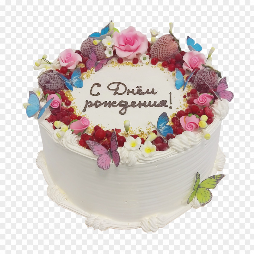 Chocolate Cake Buttercream Birthday Cream Pie Torte PNG