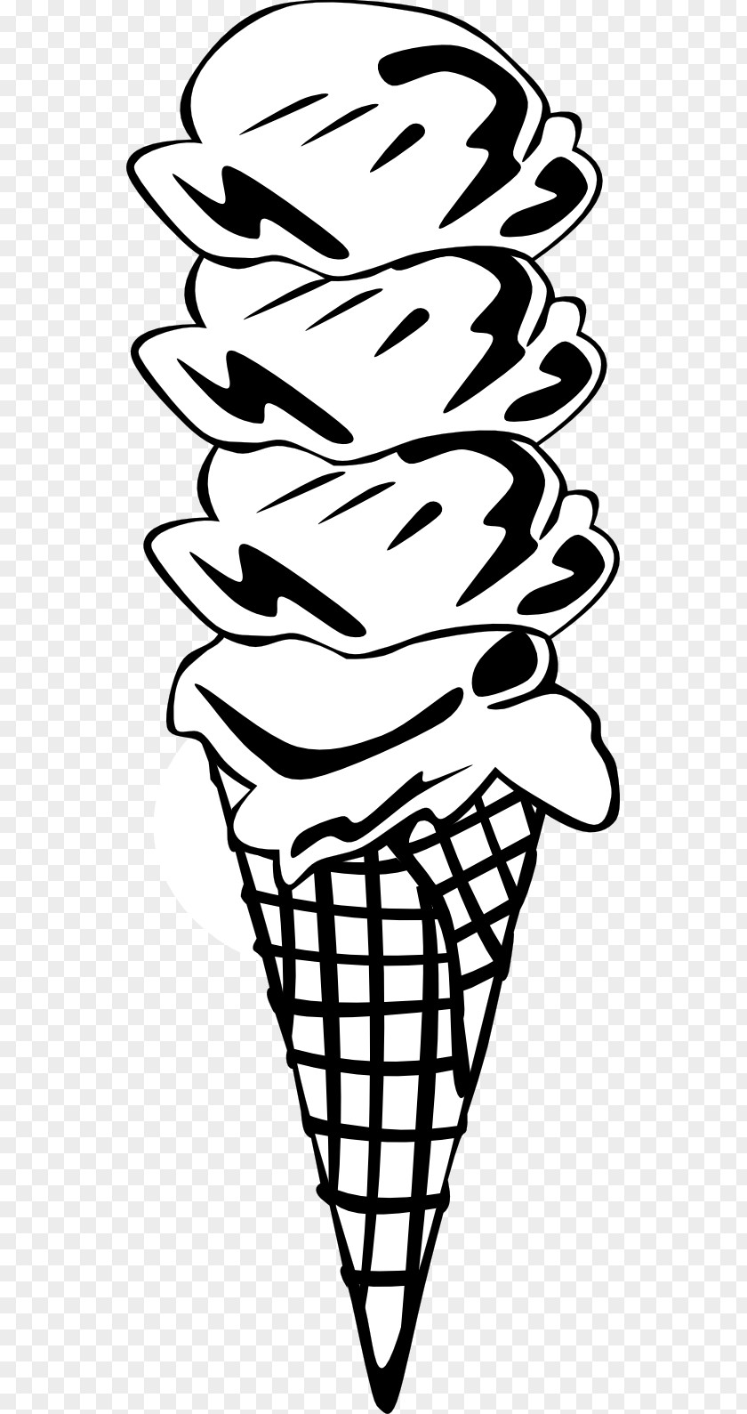 Gerald G Ice Cream Cones Chocolate Waffle PNG