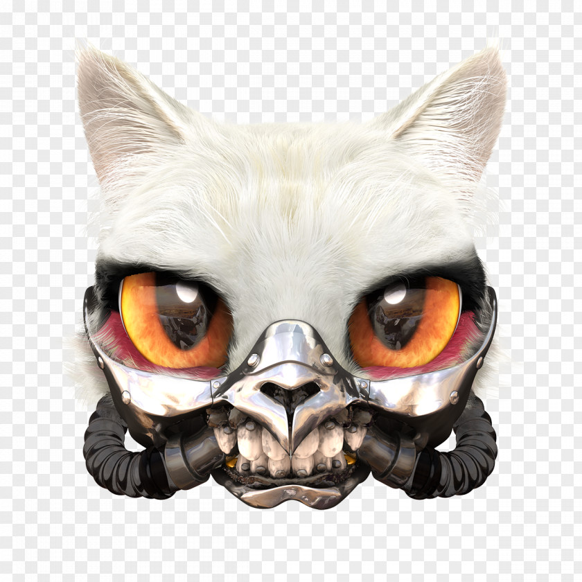 Cat Whiskers Snout Figurine PNG