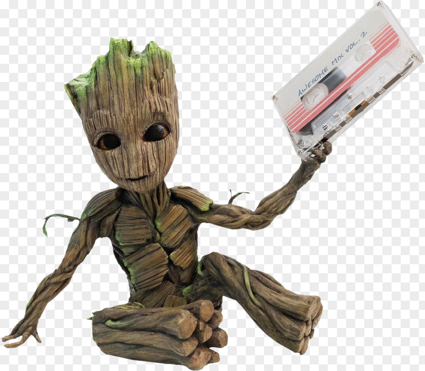 Groot Guardians Of The Galaxy Baby Star-Lord Rocket Raccoon Compact Cassette PNG