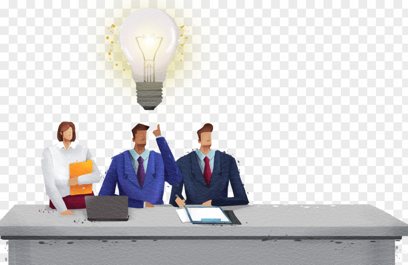 Light Bulb Meeting Cartoon Common Reporting Standard PNG