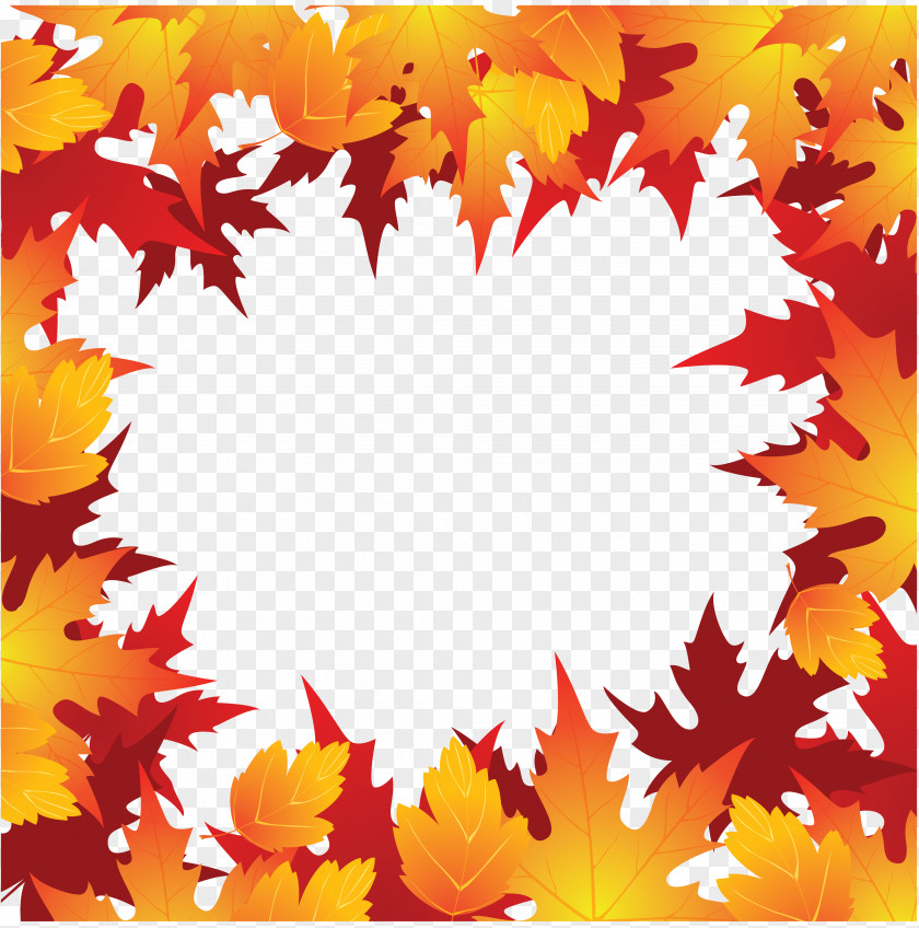 Maple Leaf Ring Autumn Computer File PNG